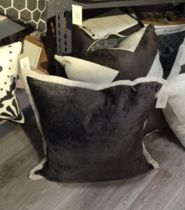 charcoal pillow